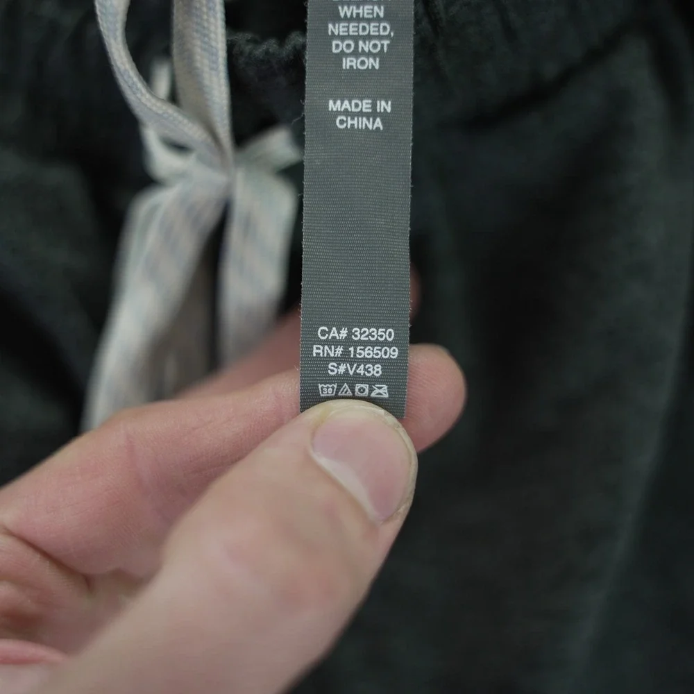 Vuori Ponto Performance Jogger Mens Charcoal Heather Grey Pants V438 M